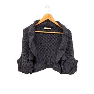 Stella McCartney Knit Shrug Sweater Women’s‎ IT 38 Dark Gray Cropped Cardigan